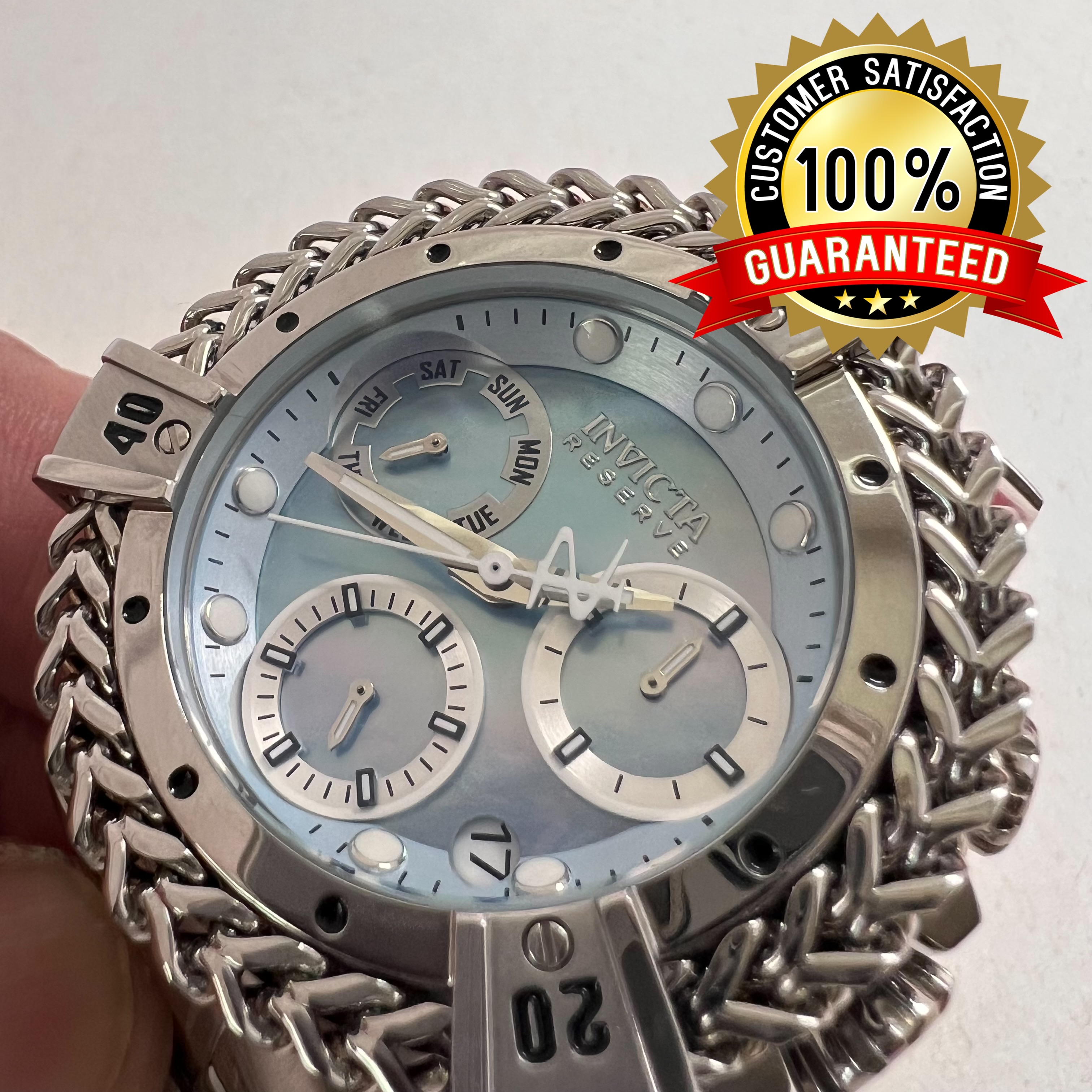 Invicta Reserve Herc Women's Watch 43mm, Mother-of-Pearl Oyster Dial, Stainless - Photo 2